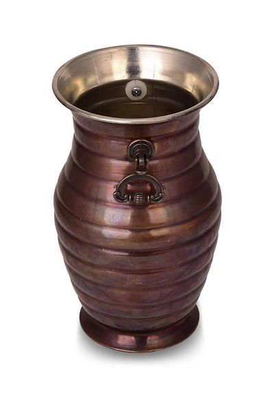 Rotanev Hyacinth Vase Plain Oxide Vase Flower Holder