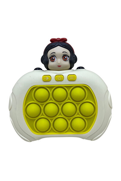 sallma Interactive Pop-It Game Console, anti-stress, with sounds and lights, Snow White