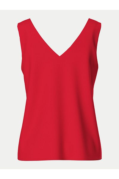 PIECES Women Top 17146424 Red