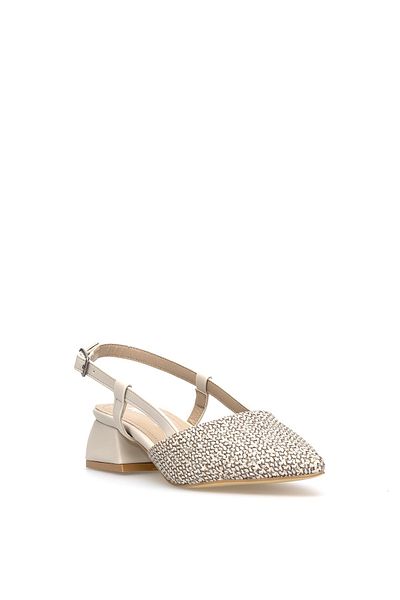 Ayakkabı Fuarı Elit Mst507T Women's Classic Heeled Shoes Tan