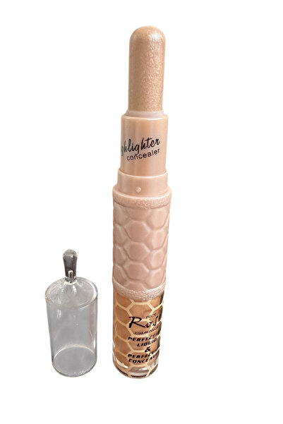 Rose Çift taraflı sıvı ve stick highlighter