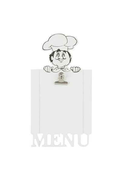 Clayre & Eef Suspended Decorative Board for Menu Chef 18*3*33 cm