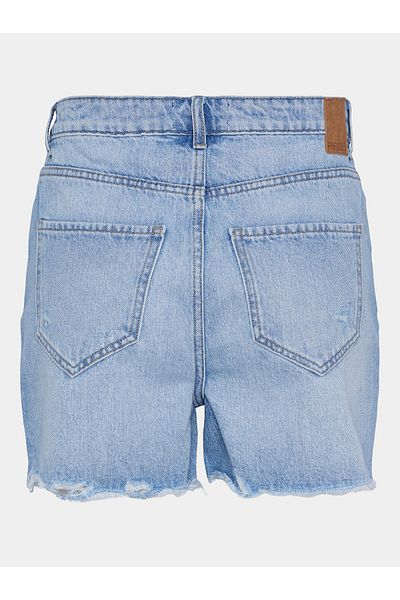 PIECES Pantaloni scurți din denim pentru femei 17146747 Albastru