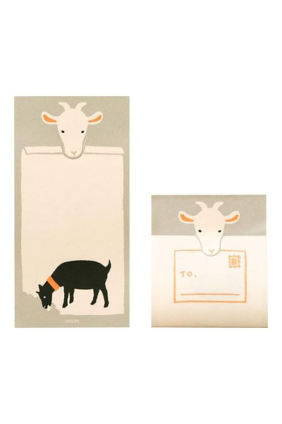 Midori Secret Sticky Notes - Goat