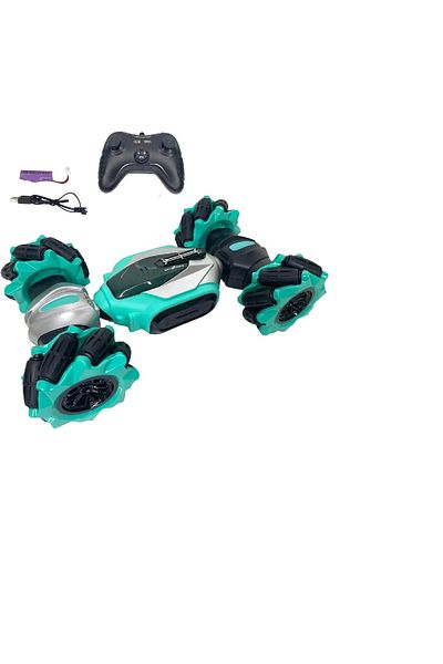 rexa R-C Stunt All-Terrain Double-Sided Car 360 Degree Rotation Durable Plastic Wheels And Cheerful Music