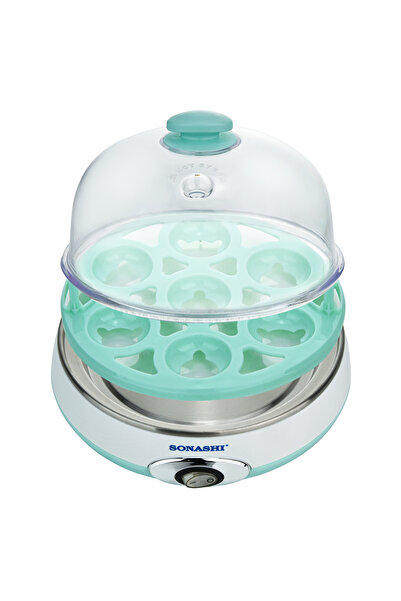 sonashi Electrical Egg Boiler - Cooks 7 Eggs At One Time | Stainless-steel Heating Plate With Unbreakable Co