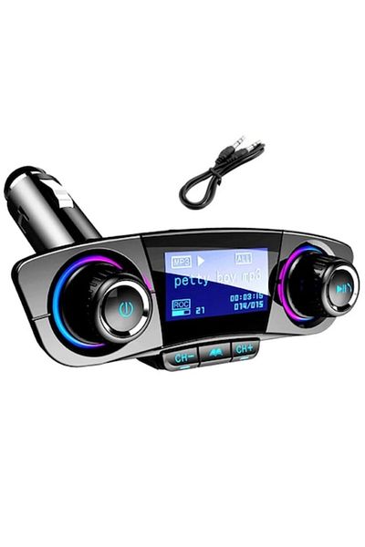 OEM Auto Modulator FM Bluetooth 4.0, Dual USB, Micro SD, Hands-Free, Black