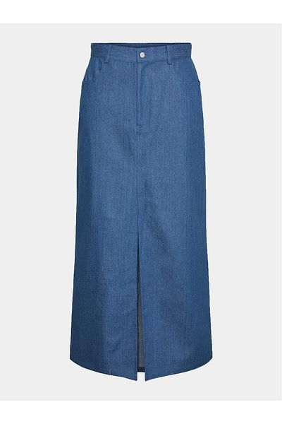 PIECES Women's Denim Skirt 17150001 Blue