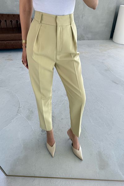 Seda Yalçın Atelier Yellow Premium Carrot Pants