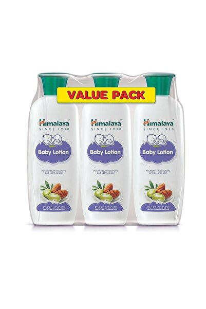 Himalaya Baby Lotion|no Parabens, Dyes & Synthetic Colors,daily-use Lotion 400ml X 3 Value Pack