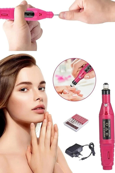 ROWENAROSE Elektrikli 12v Tırnak Törpü Seti Manikür Pedikür El Protez Tırnak Ayak Nasır Tırnak