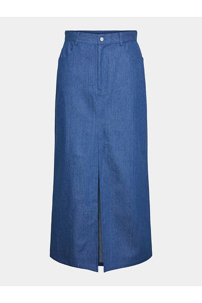 PIECES Women's Denim Skirt 17150001 Blue