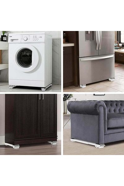 Un Rolling and Movable Furniture Base, Extendable Wheeled Base for Washing Machine and Mobile Refrigerator Stand for Washing Machines