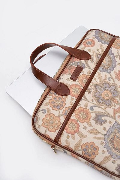 VİOLE BAG حقيبة كمبيوتر محمول ذات لون عتيق لجهاز MacBook Air Pro مقاس 13.3 بوصة و14 بوصة بتصميم أنيق
