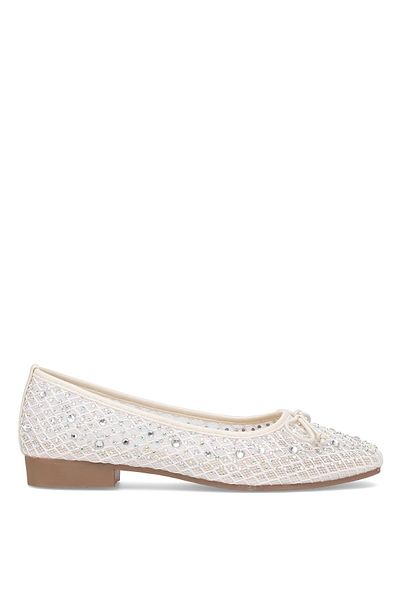 Guja 25Y179 Women's Stone Ballerina Beige