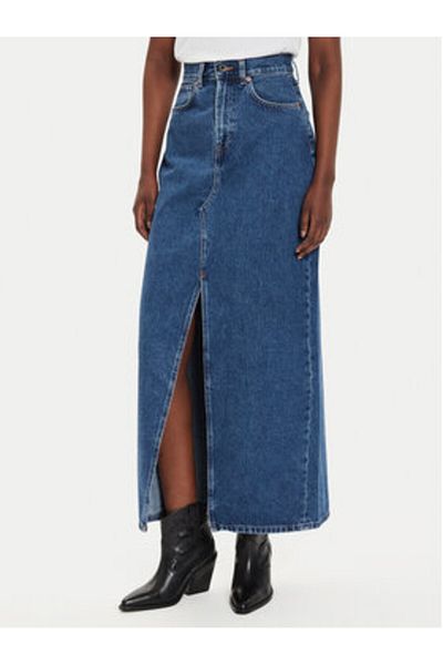 Pepe Jeans Fustă din denim pentru femei PL901168CT9 bleumarin