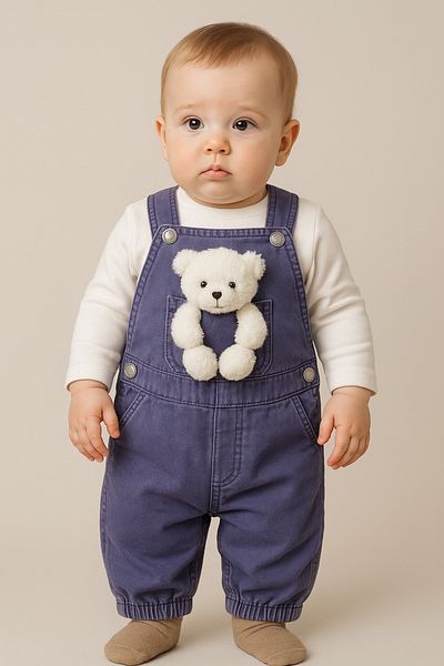CROCODAYS Boy's Baby Jeans (Jeans) Toy Badili Salopet