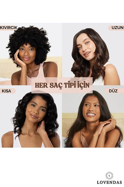 Lovendas Heatless Hair Styling Sausage Set Perfect Curls – 2 Satin Buckles with Gift