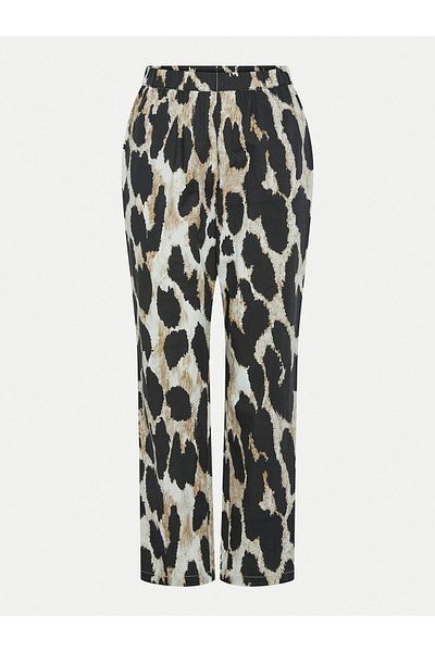 PIECES pieces Women's fabric trousers 17155365 Black