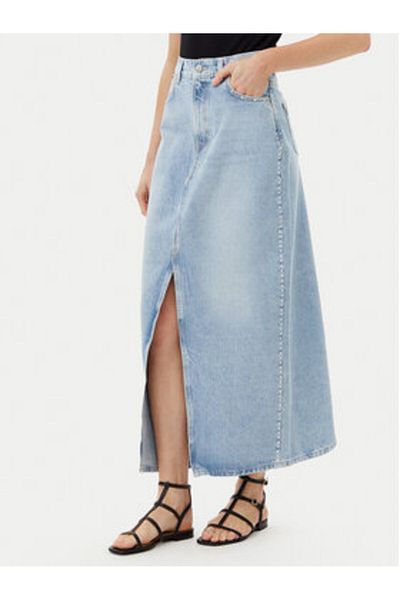Pepe Jeans Fustă din denim pentru femei PL901211R albastră