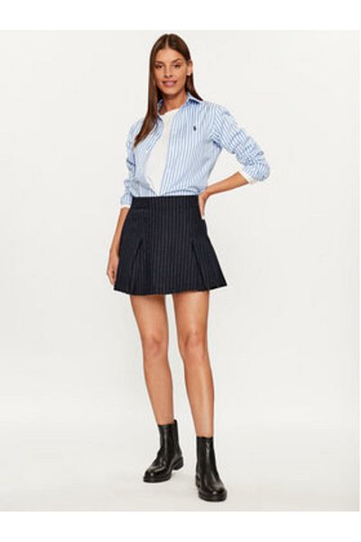 Pepe Jeans Fustă de damă în linie A PL901079 Negru