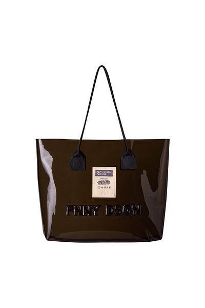 Funny Design 2025 Νέας σεζόν Splendid Beach Bag Μαύρη