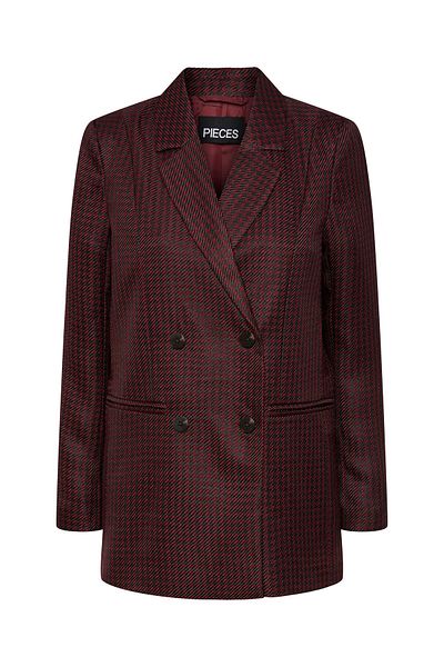 PIECES Women's Jacket 17139154 Burgundy
