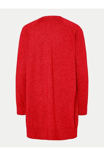 PIECES Women's Cardigan 17156644 Red