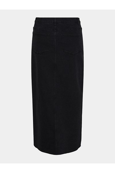 PIECES Women's Denim Skirt 17150234 Black