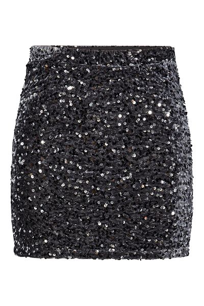 PIECES Women Mini Skirt 17143411 Gray
