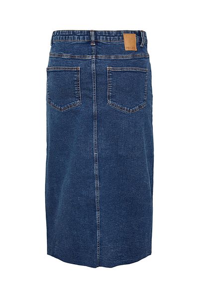 PIECES Fustă din denim pentru femei 17144829 Albastră