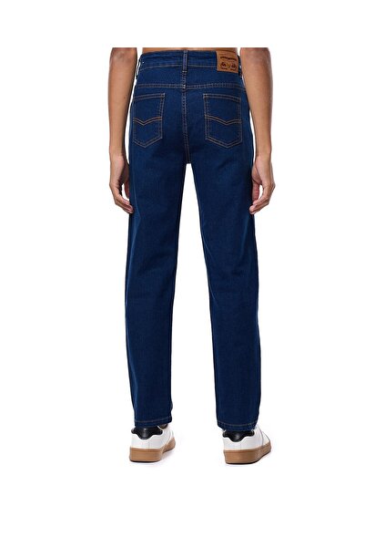 R&B Washed Slim Fit Jeans with Button Closure
