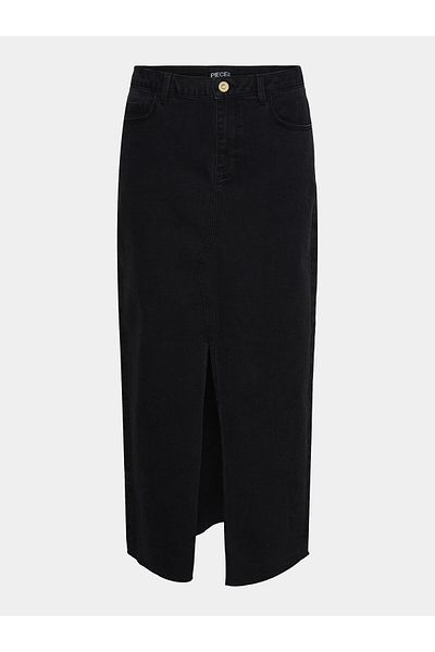 PIECES Women's Denim Skirt 17150234 Black