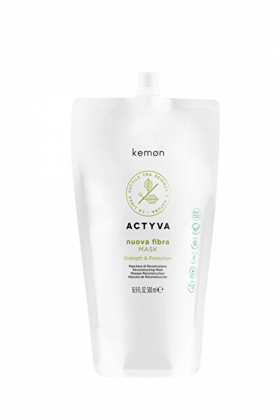 Kemon Mască restructurantă Nuova Fibra, mască de păr, rezervă 500 ml