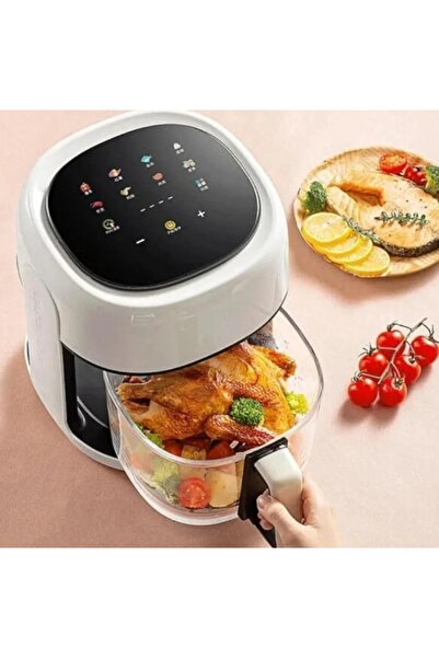 Denx Air Fryer for Healthy Frying, Grilling, Baking, and Roasting, 6-Liter Capacity, 2400 Watts