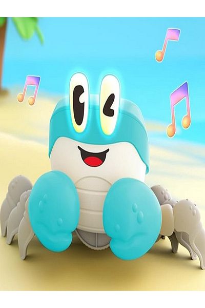 rexa Crawling Crab Baby Toy – Interactive Tummy Time Toy with Music & Movement for Infants and Toddlers