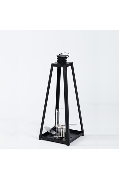 Starfire Bio Fener Uzun ( Taşınabilir Bioethanol Şömine ) (Siyah)