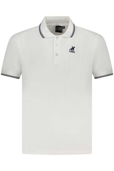 U.S. GRAND POLO EQUIPMENT & APPAREL us Grand Polo Men's Polo Shirt With Embroidered Logo, Contrasting Details, Regular Fit