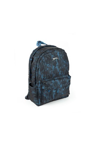 Slazenger Ales Cumpărat Armor Blue Black Rucsac-Gantă de școală-Gantă pentru studenți