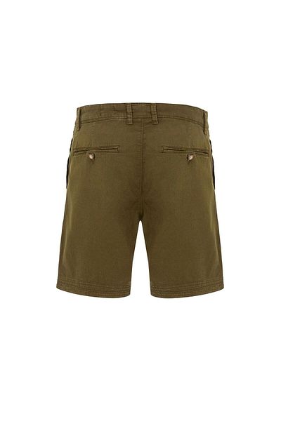 ROUTEFIELD Ανδρικό σορτς Walkshort Khaki - Σχέδιο σταυρού
