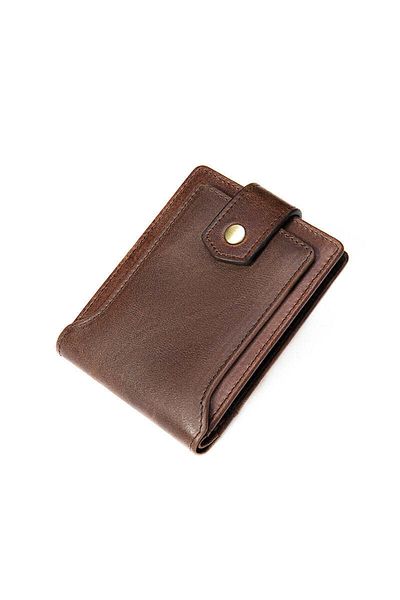 Busy Lady&Gentleman Brouiage men's wallet, genuine leather, RFID blocking, multiple compartments, photo, ID card, brown