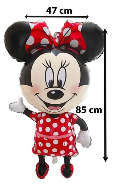 Parti dolabı 1 Piece Minnie Mouse Large Size Foil Flying Balloon 85x47 Cm