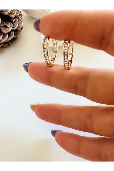 ACAR TAKI Xuping Stone Heart Earring-Rose Acr4614