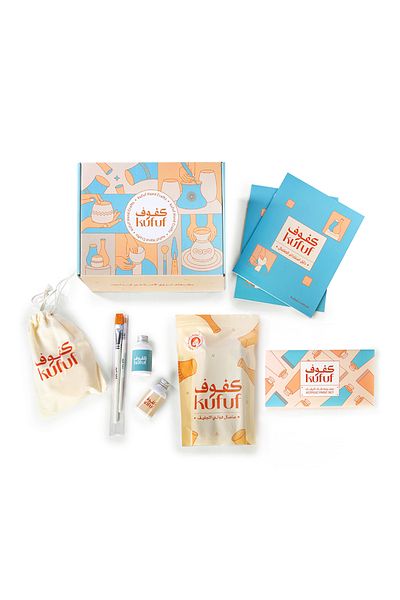 kufuf Pottery modeling gloves set for kids with safe clay and creative mobile alternative activities to encourage healthy living