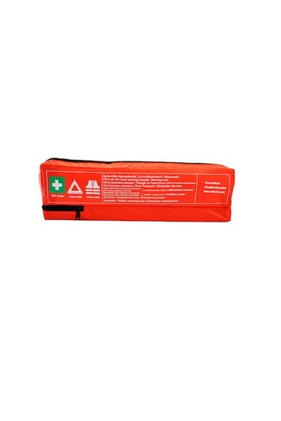 motor starter Kit siguranta auto tip borseta, trusa medicala, vesta si triunghi reflectorizant
