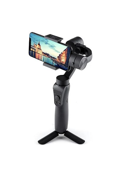 ideal STORE Stabilizator de Imagine Gimbal idealSTORE, Profesional, pentru SmartPhone sau GoPro, 3 Axe, Anti-Sha