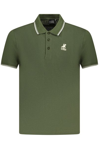 U.S. GRAND POLO EQUIPMENT & APPAREL U.S. Grand POLO Men's polo shirt with embroidered logo, contrasting details, Regular fit