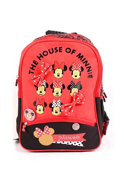 Minnie Mouse Minnie Mouse School Bag 42cm Red-Black