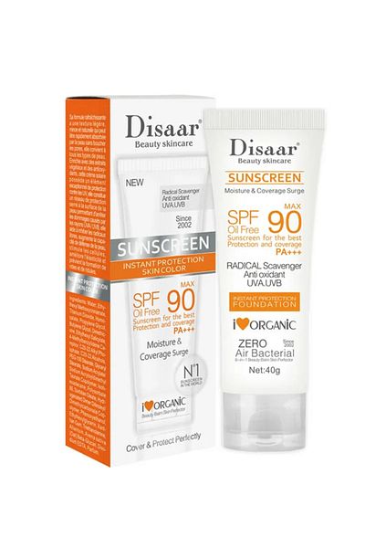 Disaar Sunscreen 40gm Spf Oil Free 90 Max (5557) --- Disaar Sunscreen Cream 40gm 90 Max