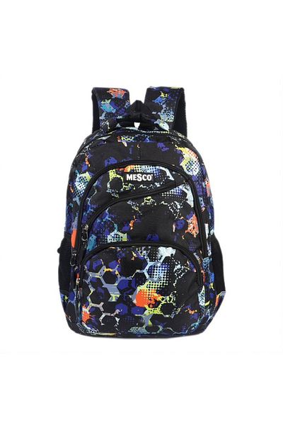 Mesco Ghiozdan scolar Mesco 44 cm , baieti, 4 compartimente si penar
